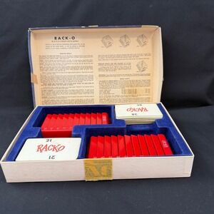 Vintage 1966 Rack-O Card Game Milton Bradley 4765 Retro Family Game INCOMPLETE